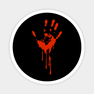 Bloody Hand Zombie Horror Blood Halloween Costume Magnet